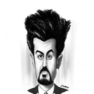 Azeem Banatwalla Caricature by Jay