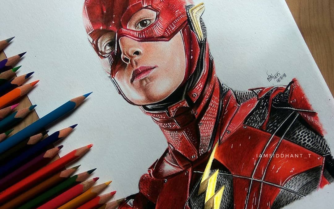 Flash Hyper Realistic Portrait by Siddhant
