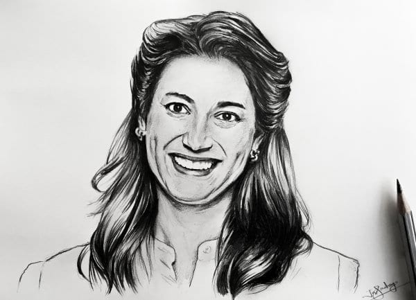 Zoe Perry Pencil Portrait