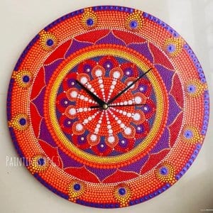 circular mandala clock