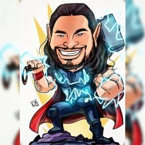 thor-themed-caricature-by-chetan