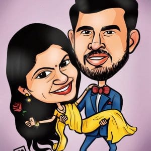 wedding-caricature-by-chetan