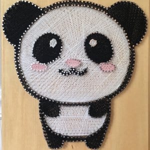 Panda - String art - Stoned Santa - Darshini