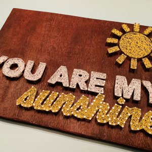 You are my sunshine string art - Darshini-Stoned Santa