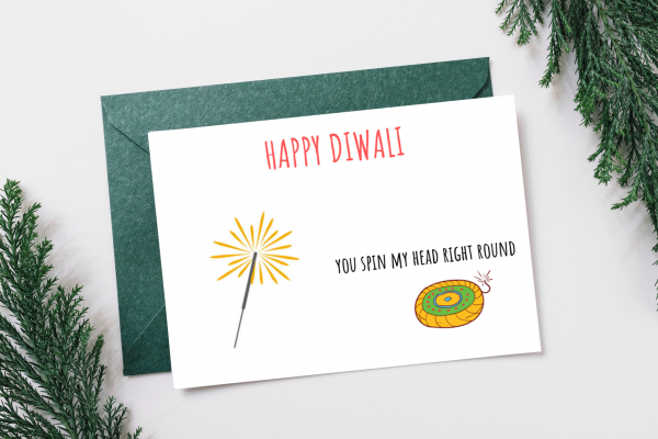 Diwali Greeting cards - Diwali Gifts-Stoned Santa