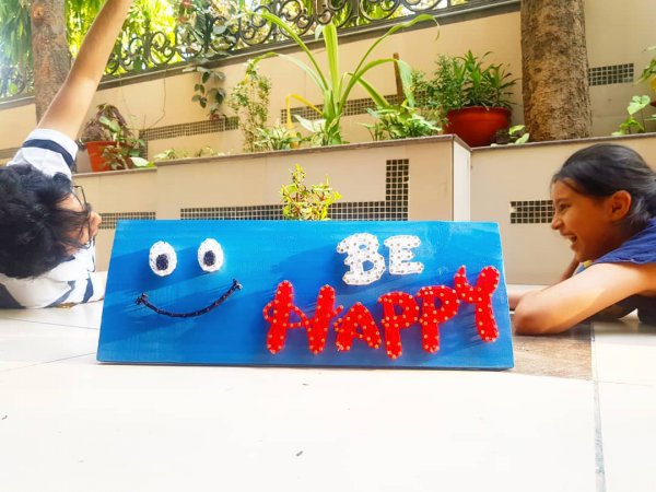 Be Happy String art-personalized gifts fr friends