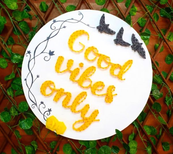 Good Vibes only string art - home decor