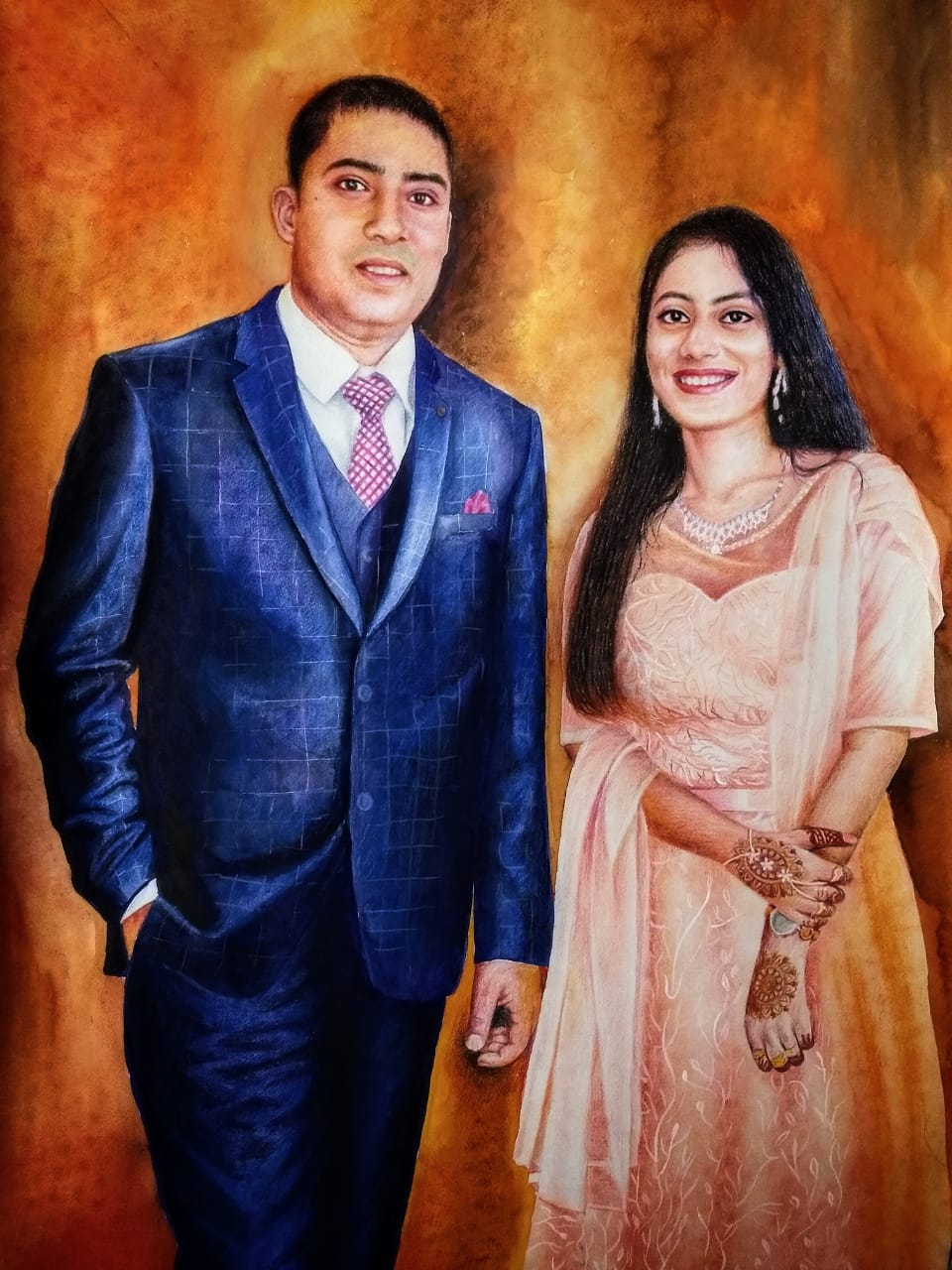 Pencil Colored Portraits