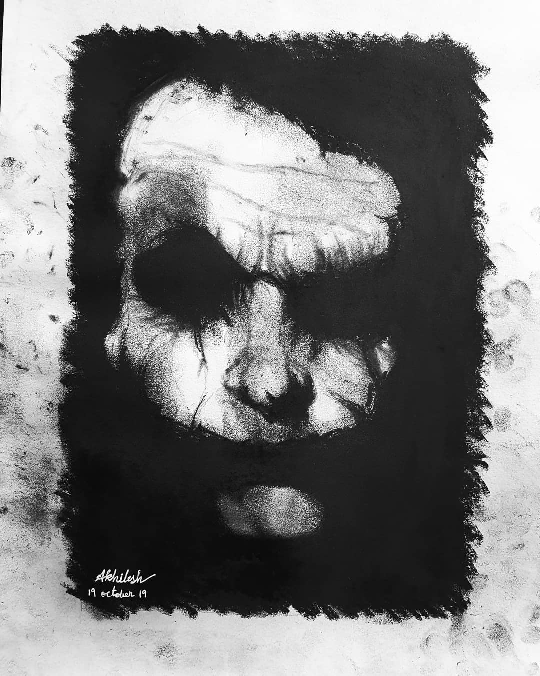 Charcoal Sketch  John Fernandes Art Studio