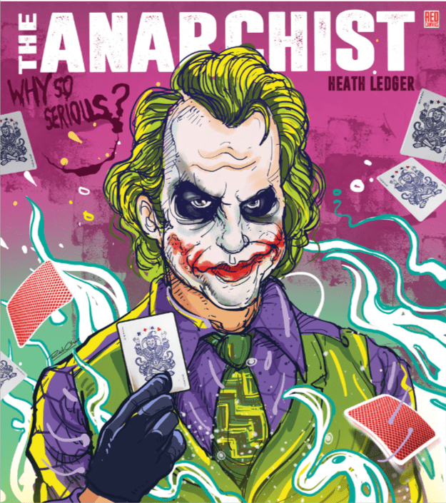 Joker caricature - heath ledger caricature