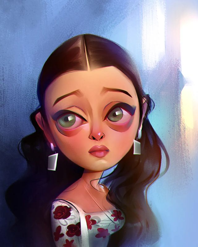 Aishwarya_rai_caricature_art_by_hemanth_kag Aishwarya_rai_caricature_art_by_hemanth_kag