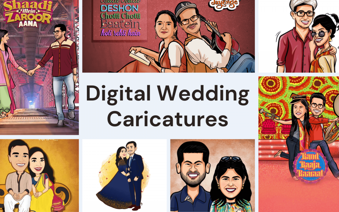 Digital Wedding Caricatures