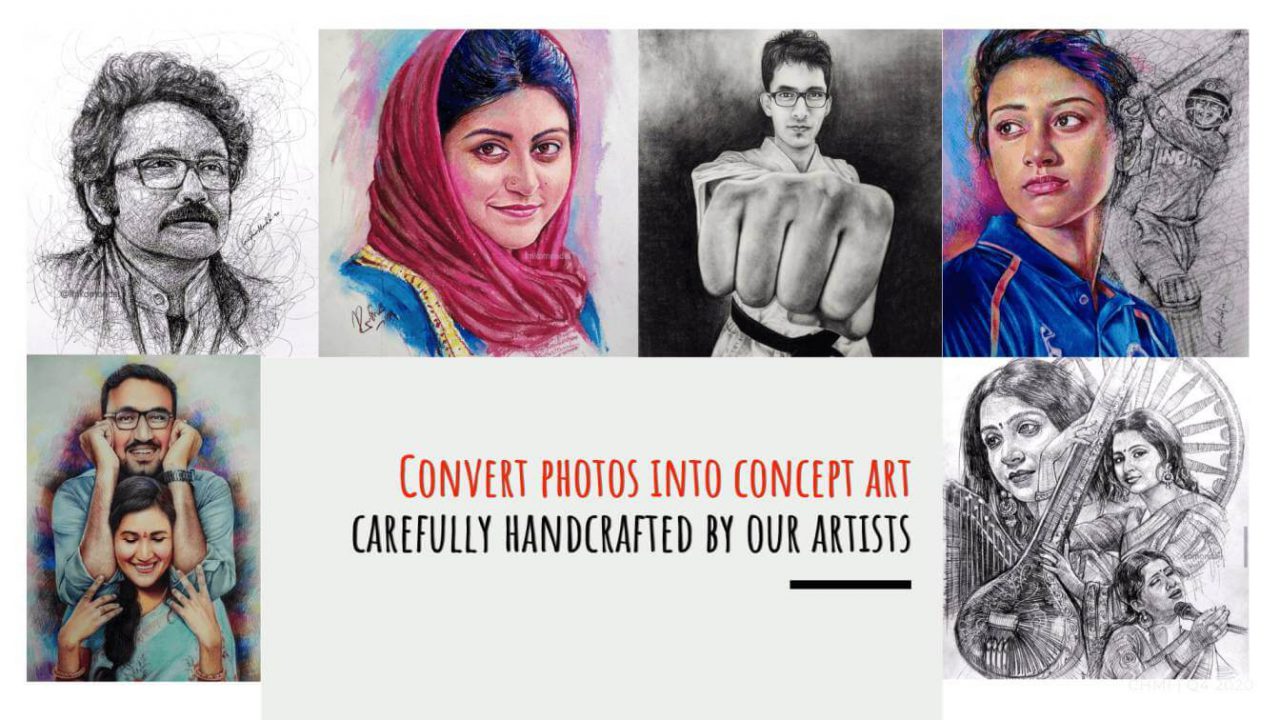 Hanamade portrait artists india