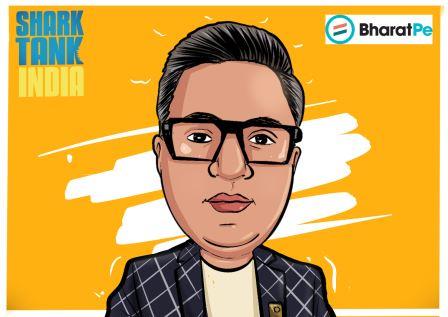 Ashneer grover caricature Ashneer Grover personalised digital caricature
