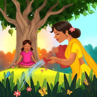 Aniruddha Lele digital illustration for children's books.