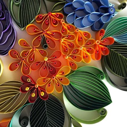 Abstract Paper Quilling Art By Swapna Khade