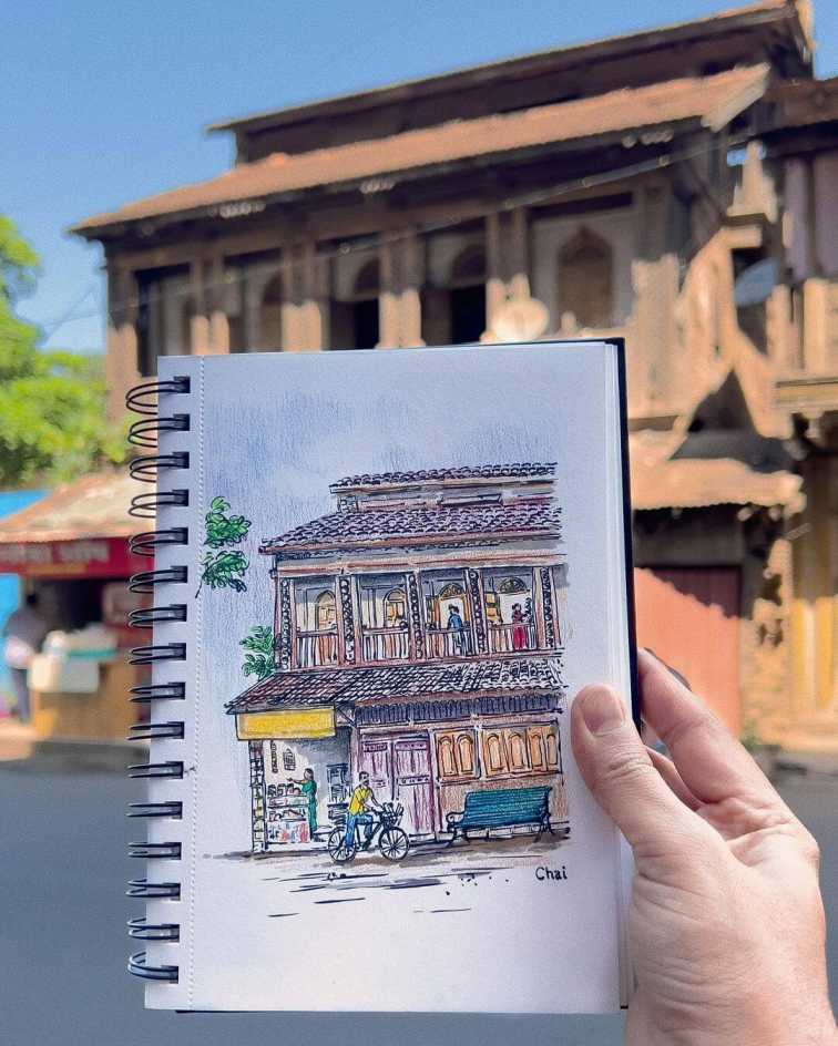 An sketch by Chaitanya Limaye, an inspiring Illustrator in India