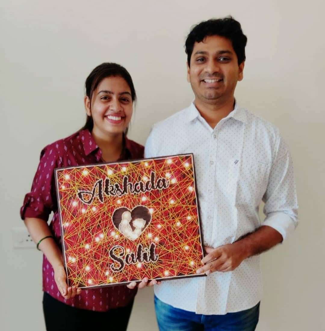 Custom Couple String Art Custom Couple String Art