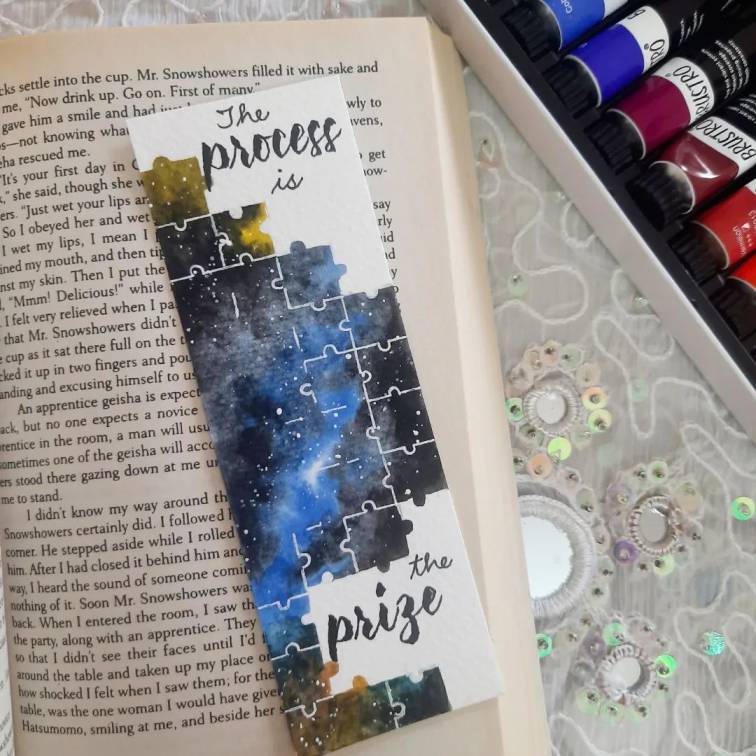 Custom Lettered Bookmark By Aayushi Bhardwaj Custom Lettered Bookmark By Aayushi Bhardwaj