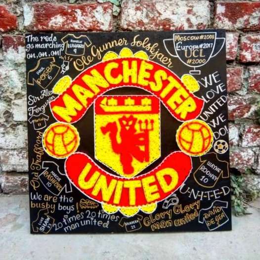 Manchester United String Art