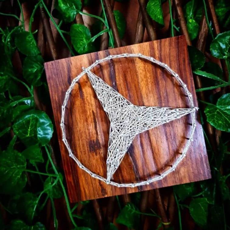 Mercedes, Corporate String art Mercedes, Corporate String art