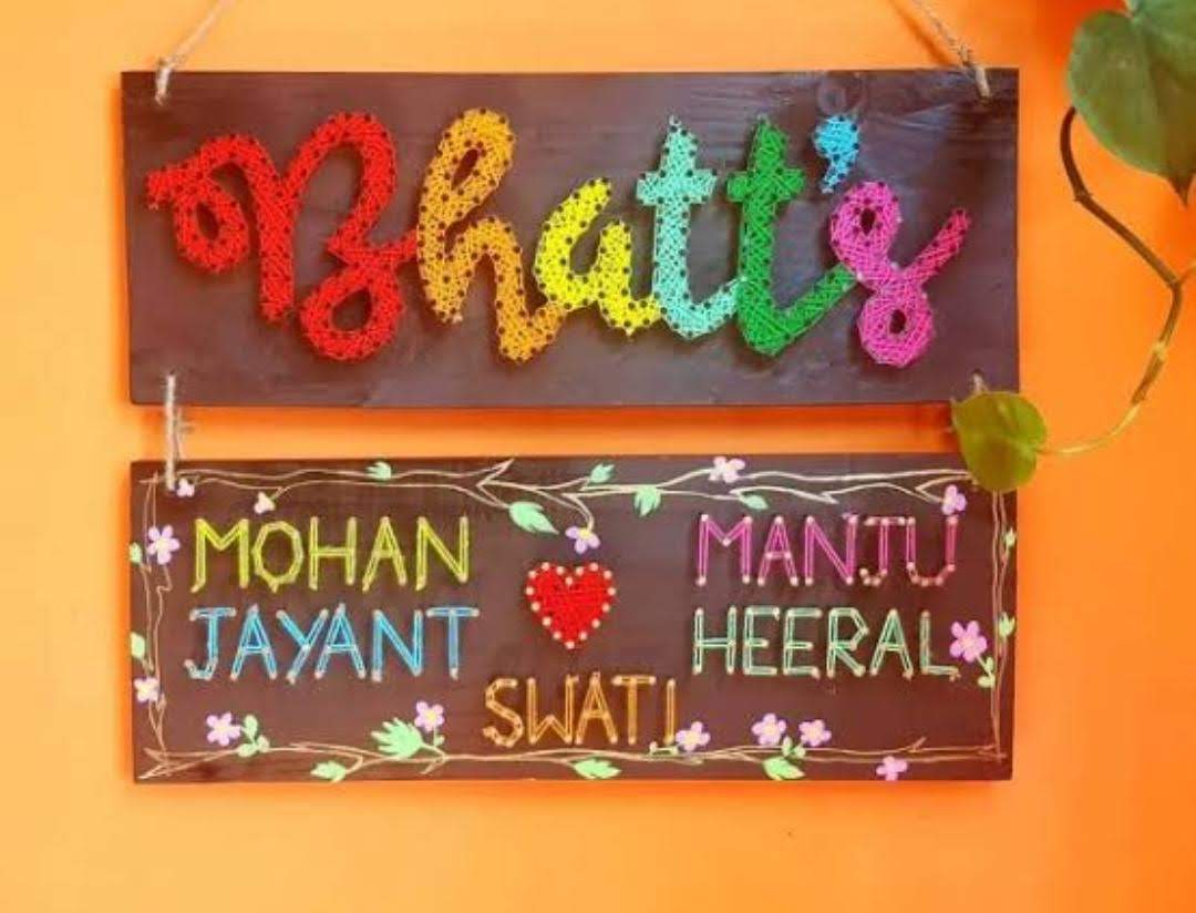 Nameplate String Art Nameplate String Art