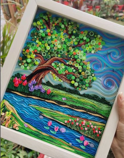 Quilling and Nature In One By Divya Kothiyal Quilling and Nature In One By Divya Kothiyal