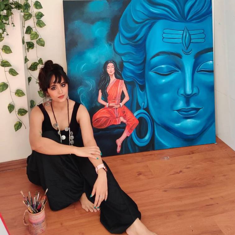 Shiv Wall Painting by Jagriti Shiv Wall Painting by Jagriti