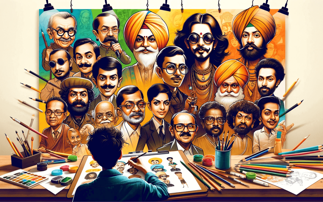 Caricature artists India