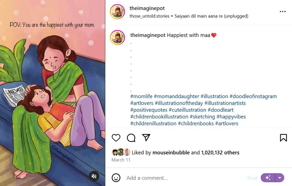 Happiest with Maa by The Imagine Pot Happiest with Maa by The Imagine Pot