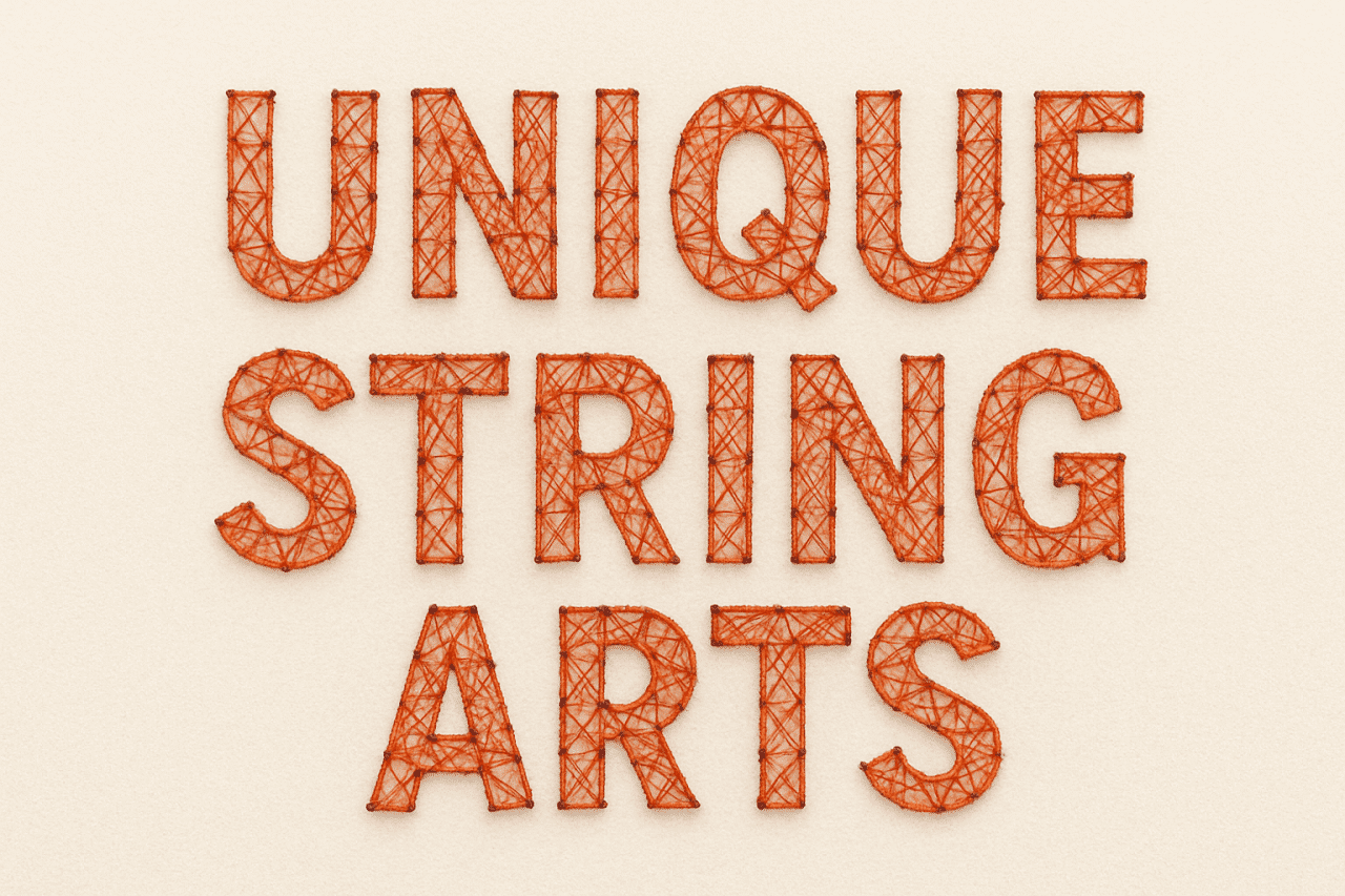 Custom String Art Designs: Logo, Icons & Personalized Themes