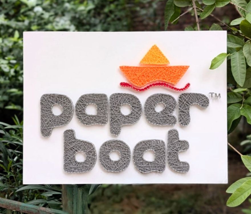 Paper Boat Logo Art